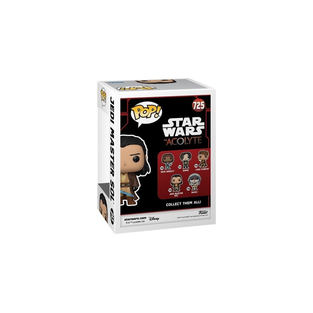 FUNKO FUNKO POP! STAR WARS THE ACOLYTE JEDI MASTER SOL BOBBLE HEAD KNOCKER FIGURE