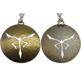 RESIDENT EVIL 4 BITORES MENDEZ MEDALLION NECKLACE COLLANA REPLICA FANATTIK