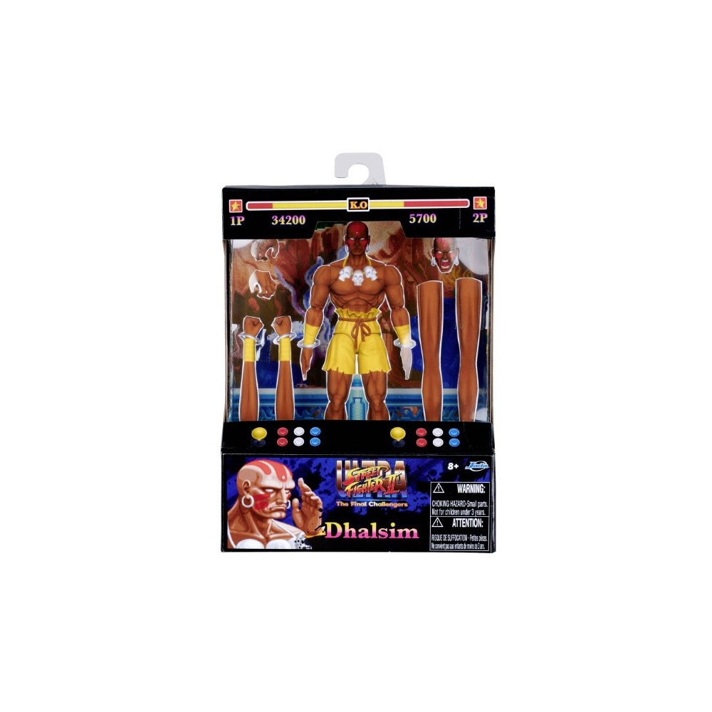 ULTRA STREET FIGHTER II DHALSIM ACTION FIGURE JADA TOYS