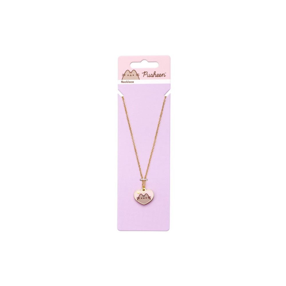 PUSHEEN THE CAT CUORE COLLANA CARAT