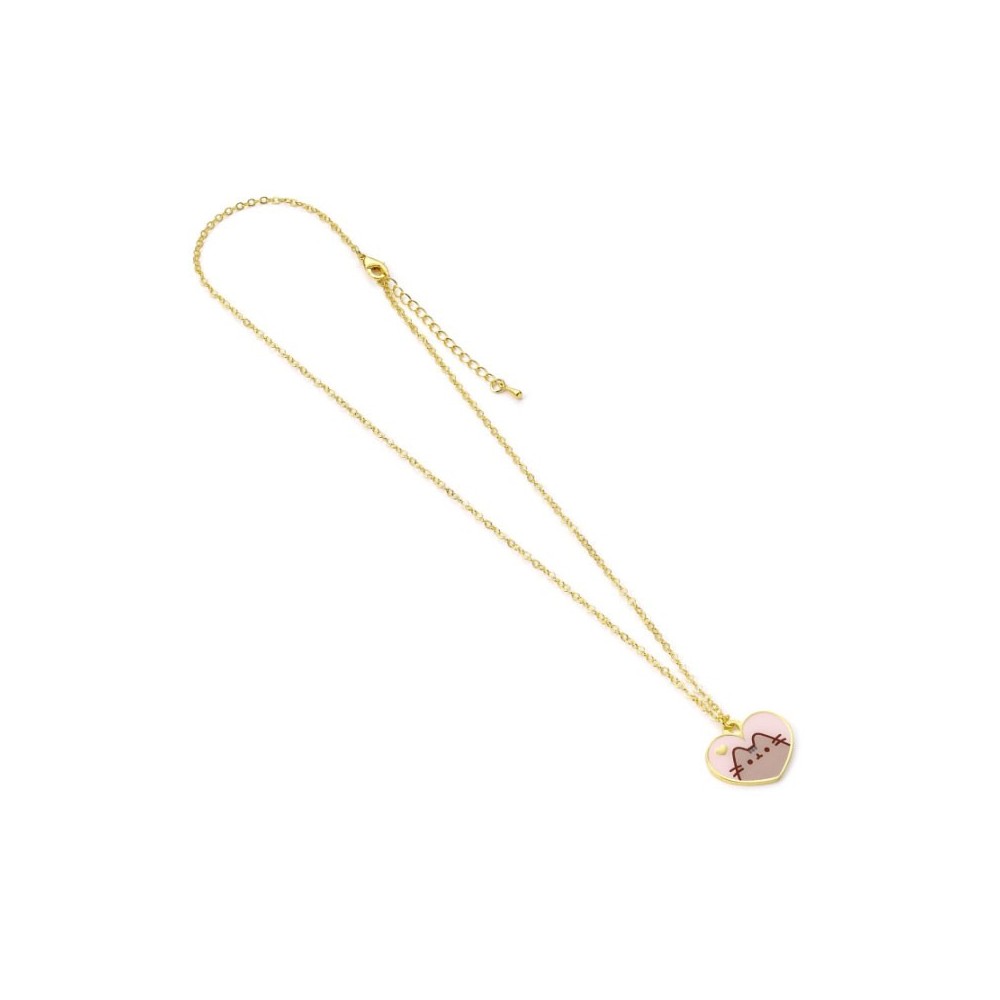 CARAT PUSHEEN THE CAT HEART NECKLACE