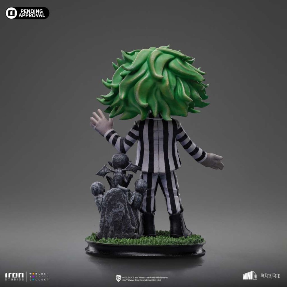 BEETLEJUICE MINICO FIGURE STATUA IRON STUDIOS