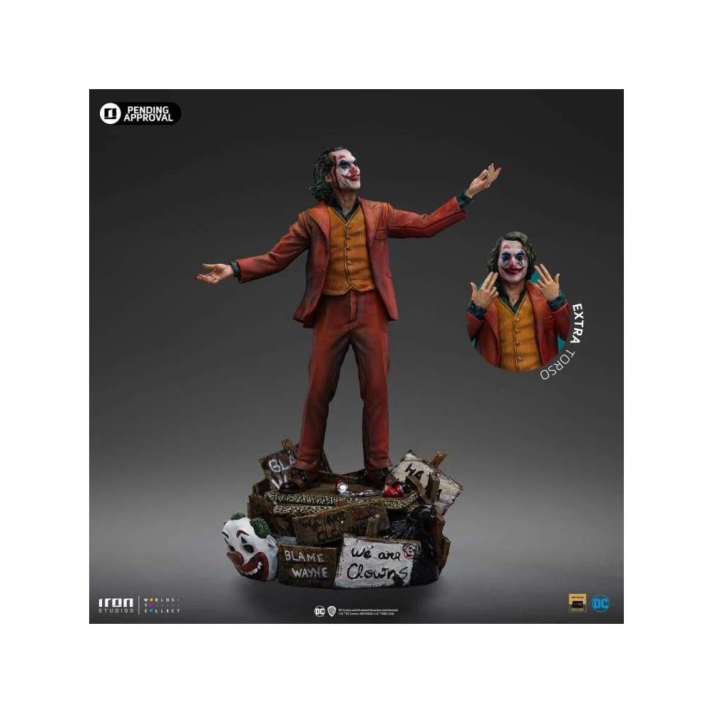 JOKER ARTHUR FLECK ART SCALE 1/10 STATUA FIGURE IRON STUDIOS