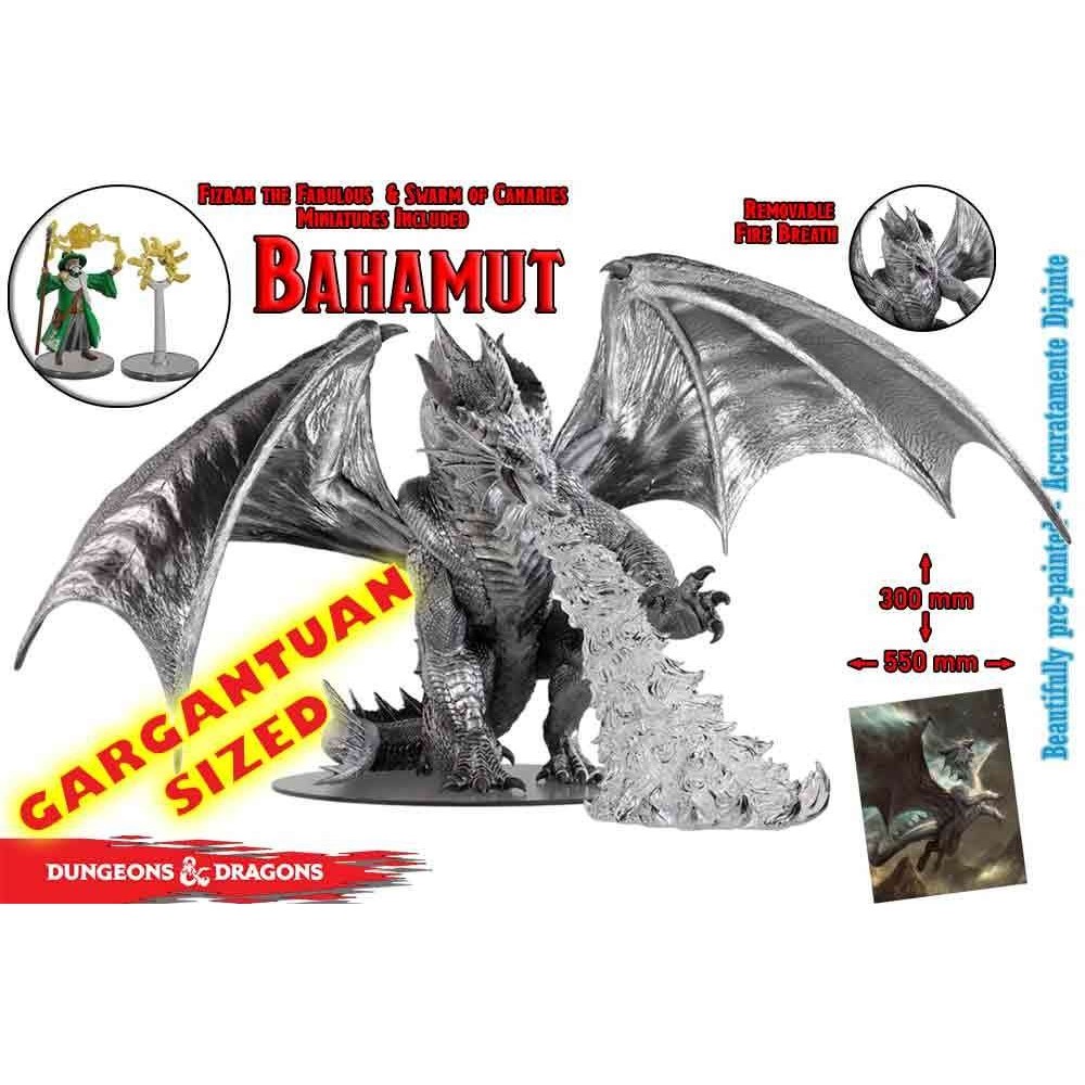 DUNGEONS AND DRAGONS ICONS OF THE REALMS GARGANTUAN BAHAMUT FIGURE WIZKIDS