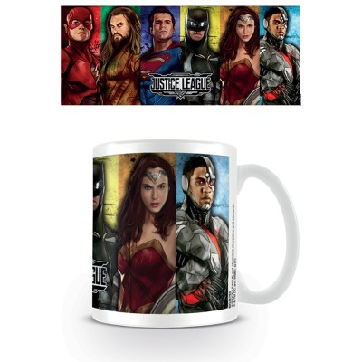 JUSTICE LEAGUE MOVIE HEROES CERAMIC MUG TAZZA PYRAMID INTERNATIONAL