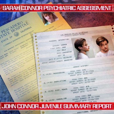 DOCTOR COLLECTOR TERMINATOR THE CONNOR FILES KIT GIFT BOX REPLICA