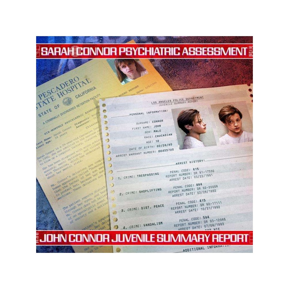 TERMINATOR THE CONNOR FILES KIT GIFT BOX DOCTOR COLLECTOR