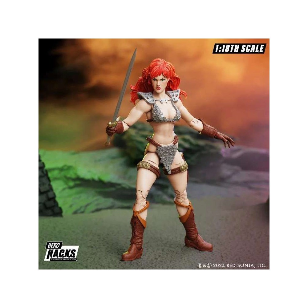 BOSS FIGHT STUDIO RED SONJA HERO H.A.C.K.S. SERIES ACTION FIGURE