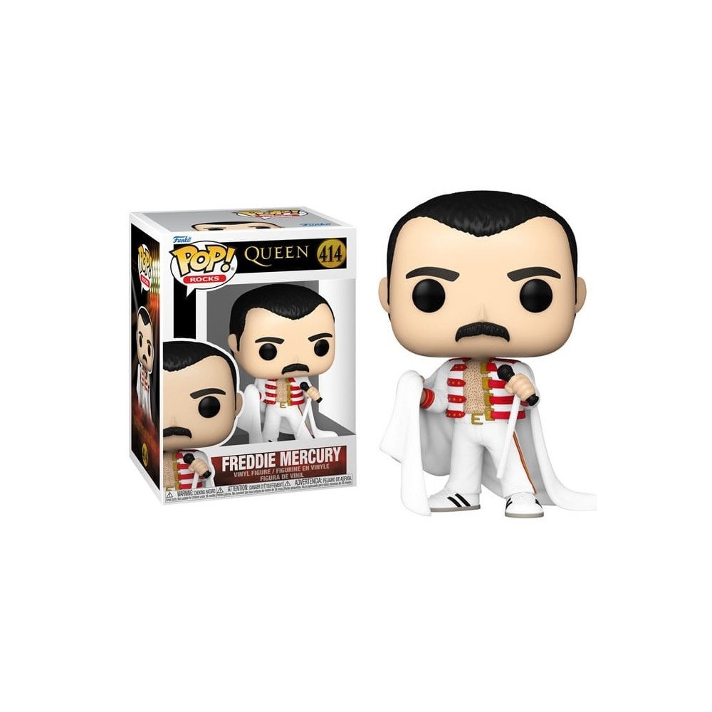 FUNKO FUNKO POP! QUEEN FREDDIE MERCURY WITH CAPE BOBBLE HEAD