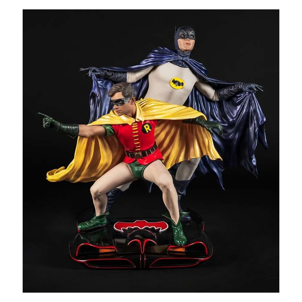 PURE ARTS DC COMICS BATMAN AND ROBIN 1966 STATUE FIGURE DIORAMA