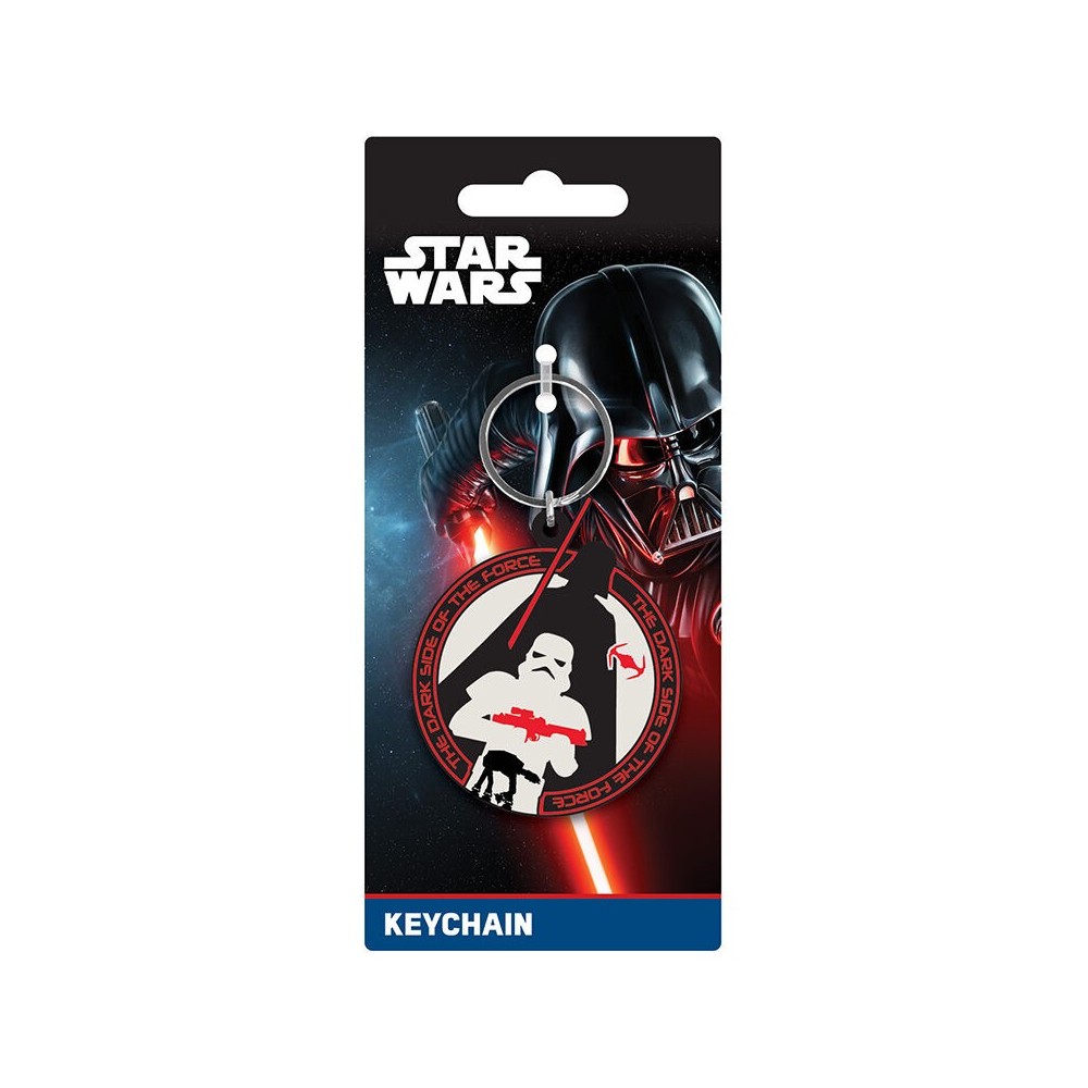PYRAMID INTERNATIONAL STAR WARS DARTH VADER STORM TROOPER AT-AT KEYCHAIN KEYRING