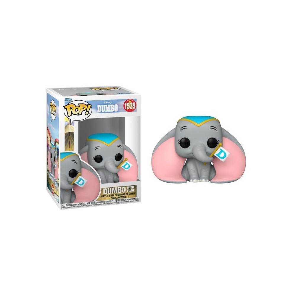 FUNKO POP! DISNEY DUMBO WITH FLAG BOBBLE HEAD FIGURE FUNKO