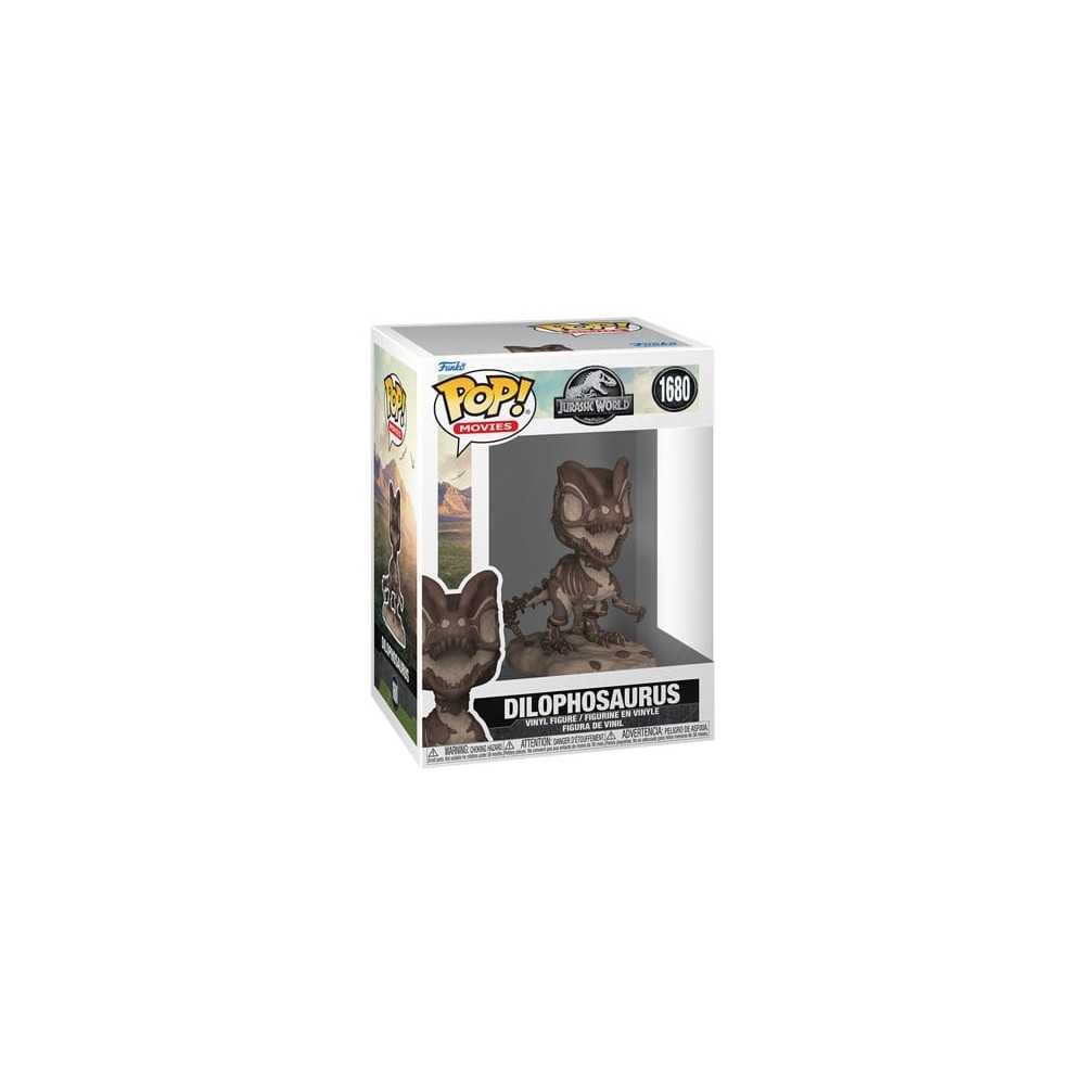 JURASSIC PARK FOSSIL FUNKO POP! DILOPHOSAURUS BOBBLE HEAD FUNKO