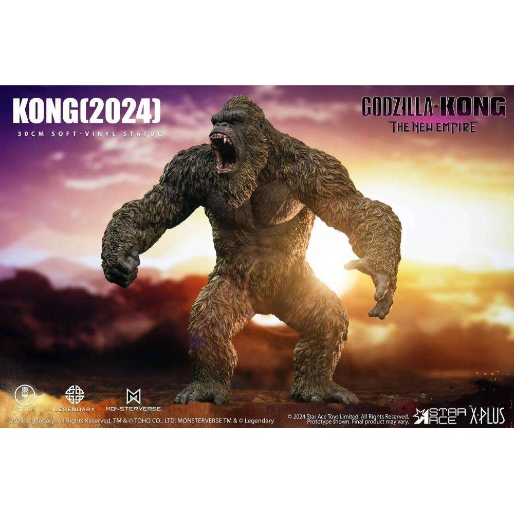 GODZILLA X KONG THE NEW EMPIRE KONG SOFT VINYL STATUA FIGURE STAR ACE