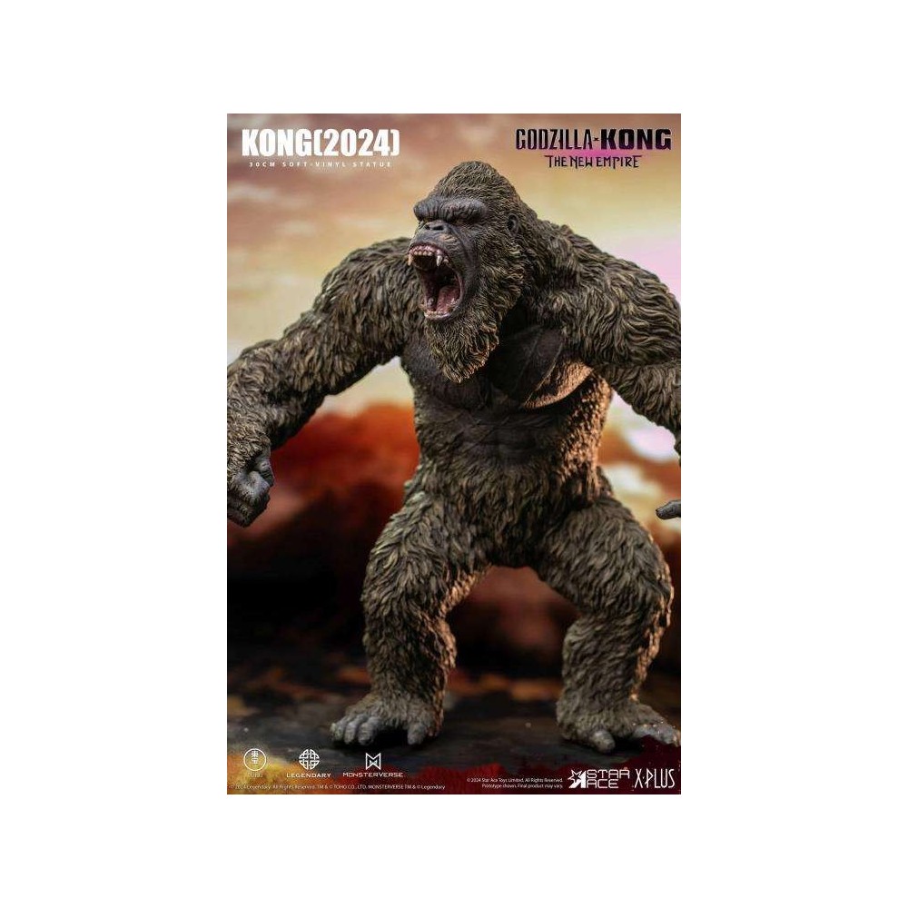 STAR ACE GODZILLA X KONG THE NEW EMPIRE KONG SOFT VINYL 30CM FIGURE
