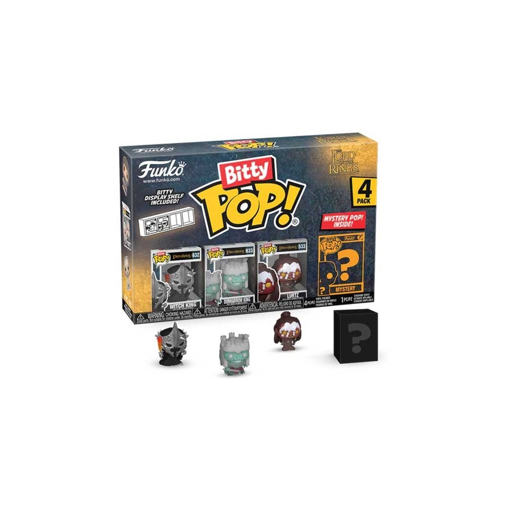 FUNKO FUNKO BITTY POP! THE LORD OF THE RINGS 4 PACK WITCH KING VINYL MINI FIGURE