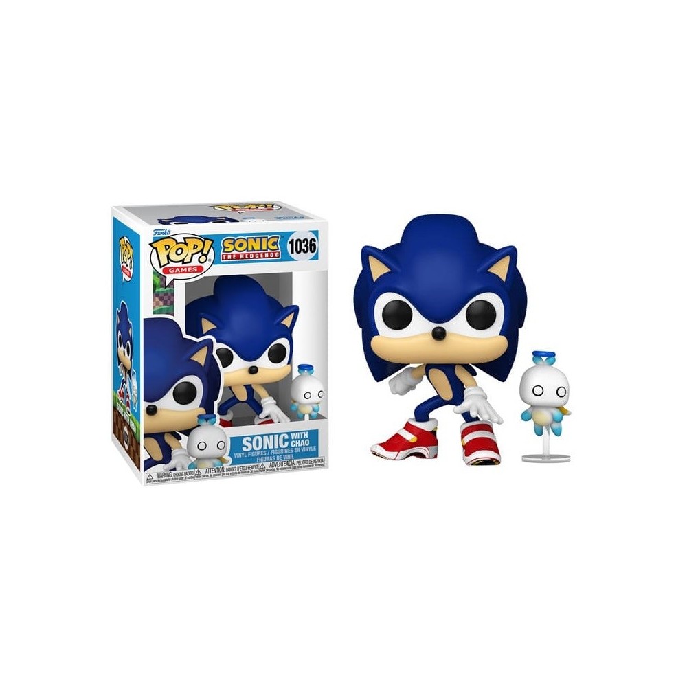 FUNKO POP! SONIC THE HEDGEHOG SONIC WITH CHAO BOBBLE HEAD FIGURE FUNKO