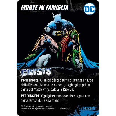 DC COMICS DECK-BUILDING GAME - CRISIS SET ESPANSIONE 1 ITALIANO
