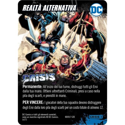 DC COMICS DECK-BUILDING GAME - CRISIS SET ESPANSIONE 1 ITALIANO