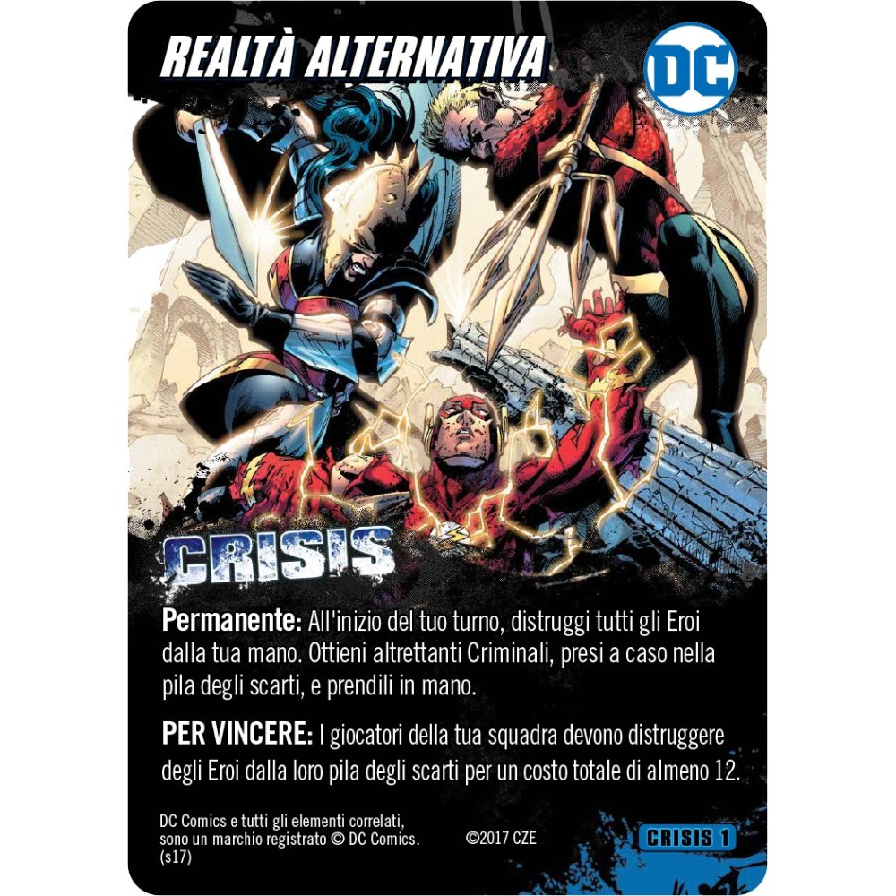 DC COMICS DECK-BUILDING GAME - CRISIS SET ESPANSIONE 1 ITALIANO