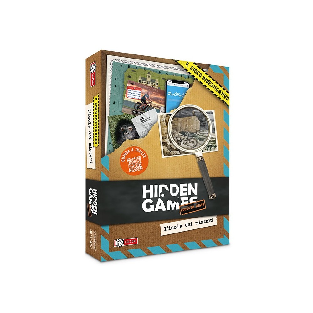 MS EDIZIONI HIDDEN GAMES L'ISOLA DEI MISTERI - ITALIAN BOARDGAME