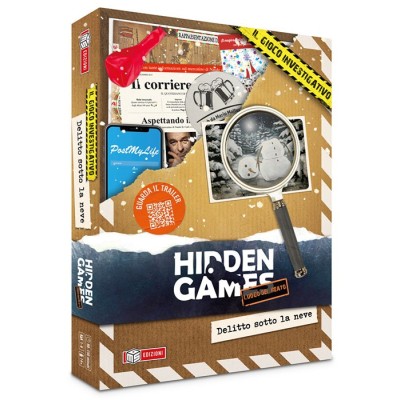 MS EDIZIONI HIDDEN GAMES DELITTO SOTTO LA NEVE - ITALIAN BOARDGAME