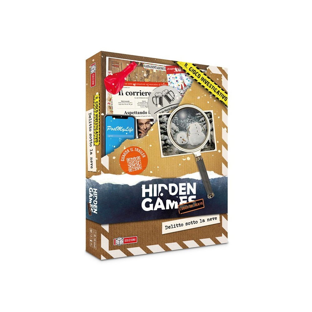 MS EDIZIONI HIDDEN GAMES DELITTO SOTTO LA NEVE - ITALIAN BOARDGAME