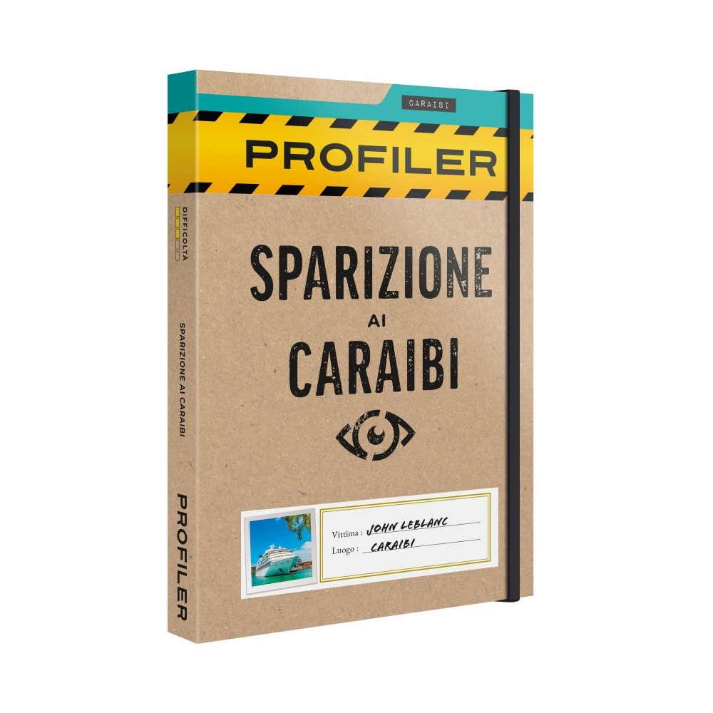 PROFILER SPARIZIONE AI CARAIBI - GIOCO DA TAVOLO ITALIANO MS EDIZIONI