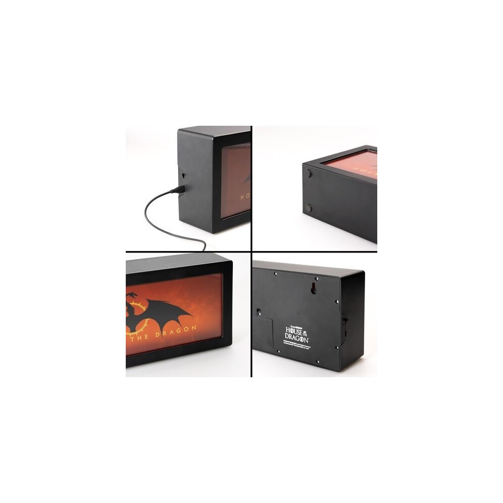 GRUPO ERIK HOUSE OF THE DRAGON FLAME EFFECT LIGHT 33cm