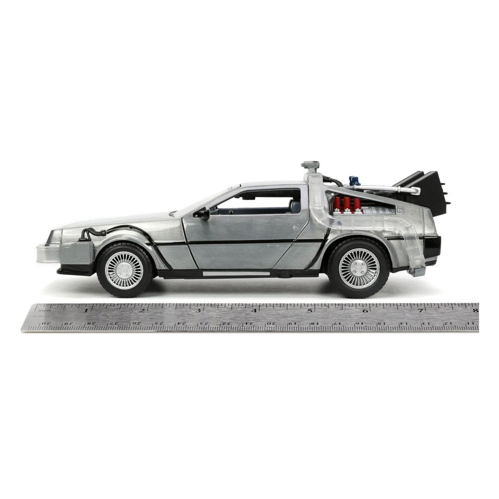BACK TO THE FUTURE DELOREAN DIE CAST 1/24 MODEL JADA TOYS