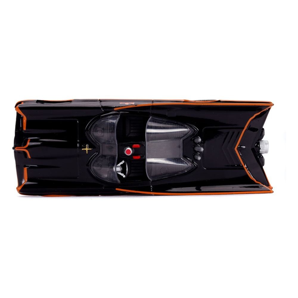 BATMAN TV SERIES 1966 BATMOBILE DIE CAST 1/32 MODEL + BATMAN JADA TOYS