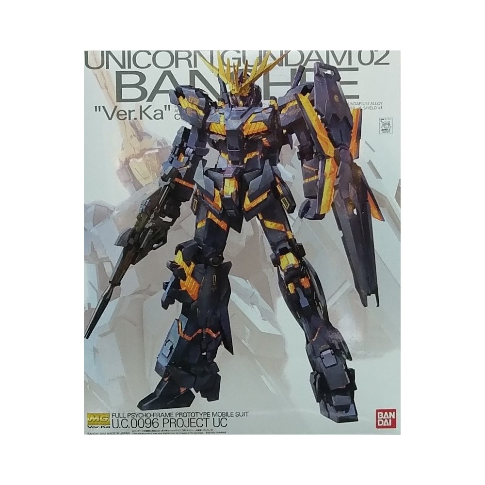 BANDAI MASTER GRADE MG GUNDAM UNICORN 02 RX-0 BANSHEE VER. KA 1/100 MODEL KIT