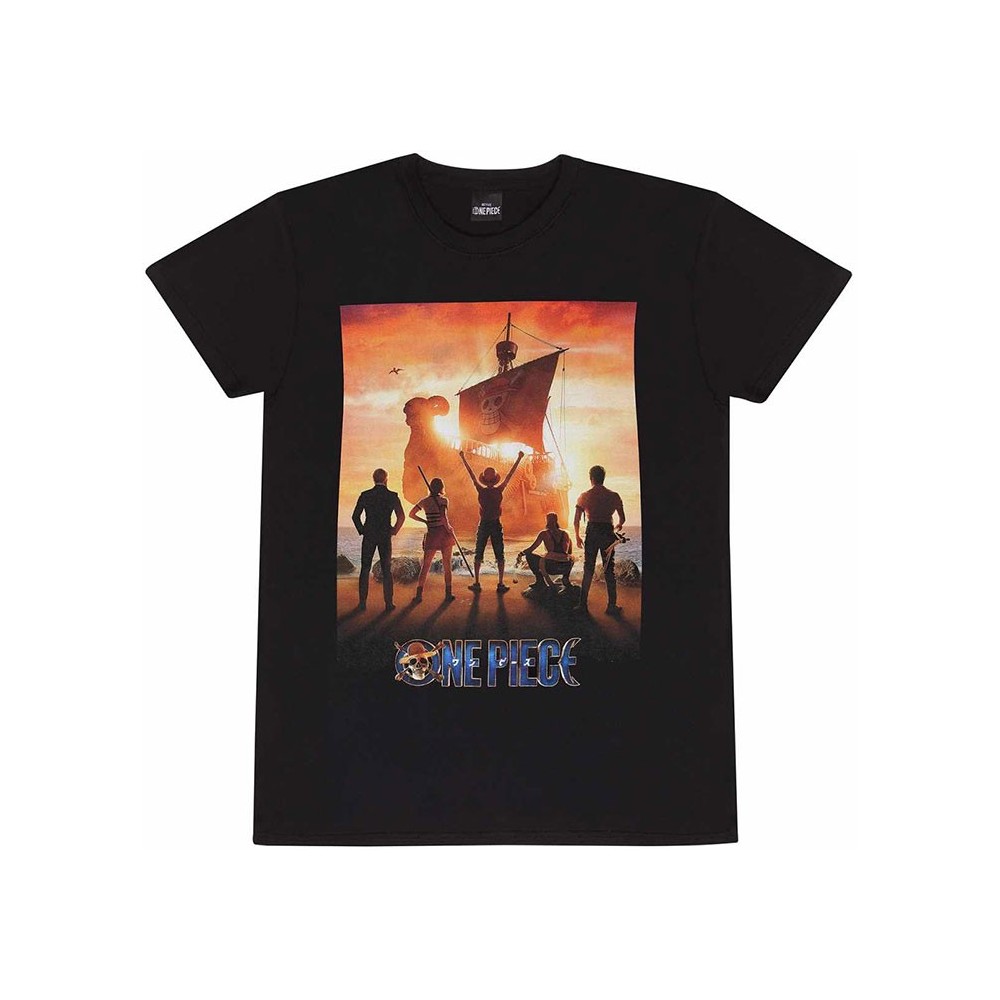 HEROES INC T-SHIRT ONE PIECE NETFLIX GOING MERRY CREW L SIZE