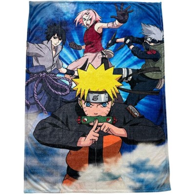 NARUTO SHIPPUDEN TEAM 7 COPERTA IN PILE 130X180CM LYO