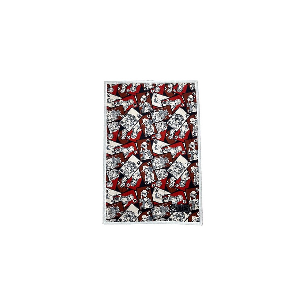 LYO ONE PIECE CHARACTERS CARDS FLEECE BLANKET 130X180CM