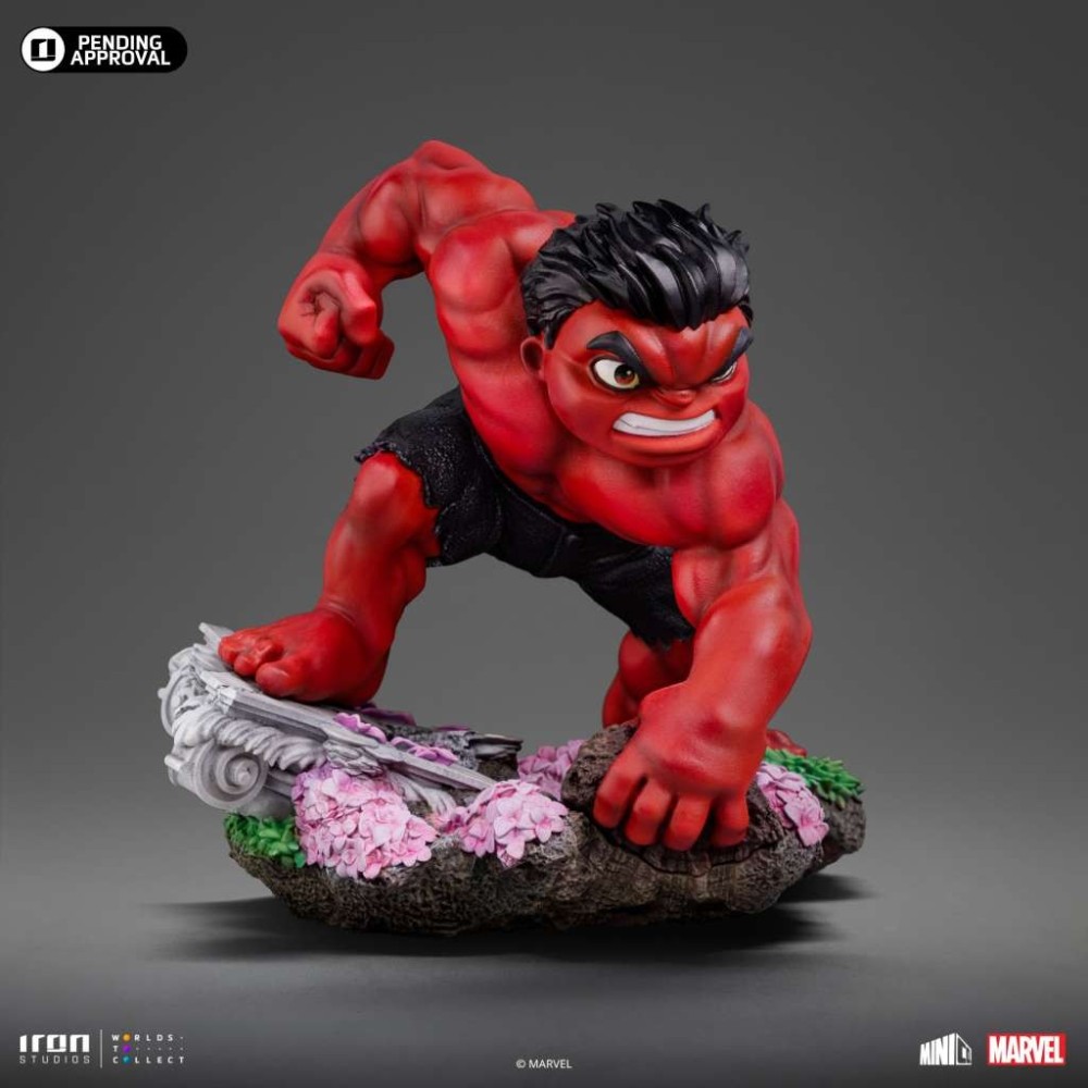 CAPTAIN AMERICA BRAVE NEW WORLD RED HULK MINICO FIGURE STATUA IRON STUDIOS