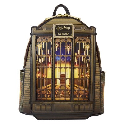 LOUNGEFLY HARRY POTTER THE GREAT HALL LOUNGEFLY MINI BACKPACK LIGHT UP