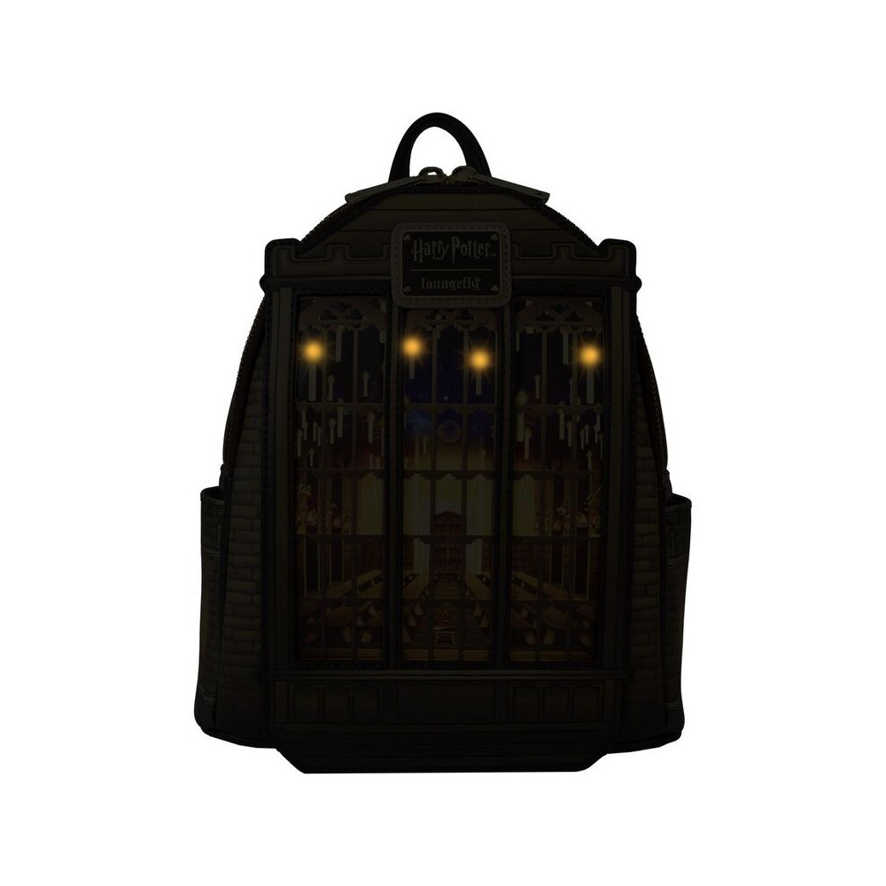 LOUNGEFLY HARRY POTTER THE GREAT HALL LOUNGEFLY MINI BACKPACK LIGHT UP