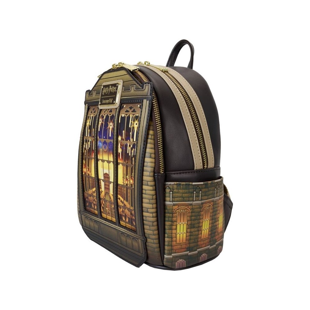 LOUNGEFLY HARRY POTTER THE GREAT HALL LOUNGEFLY MINI BACKPACK LIGHT UP
