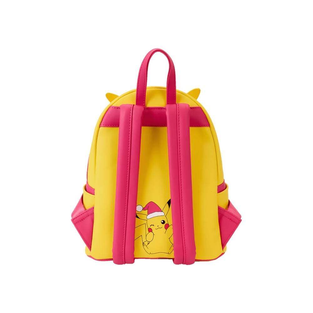 LOUNGEFLY POKEMON HOLIDAY PIKACHU LOUNGEFLY MINI BACKPACK GLOW IN THE DARK