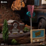 CARS LIGHTNING MCQUEEN AND TOW MATER BDS ART SCALE DELUXE 1/10 STATUA FIGURE IRON STUDIOS