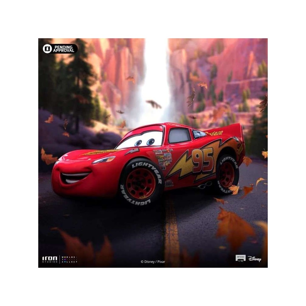 CARS LIGHTNING MCQUEEN BDS ART SCALE 1/10 STATUA FIGURE IRON STUDIOS