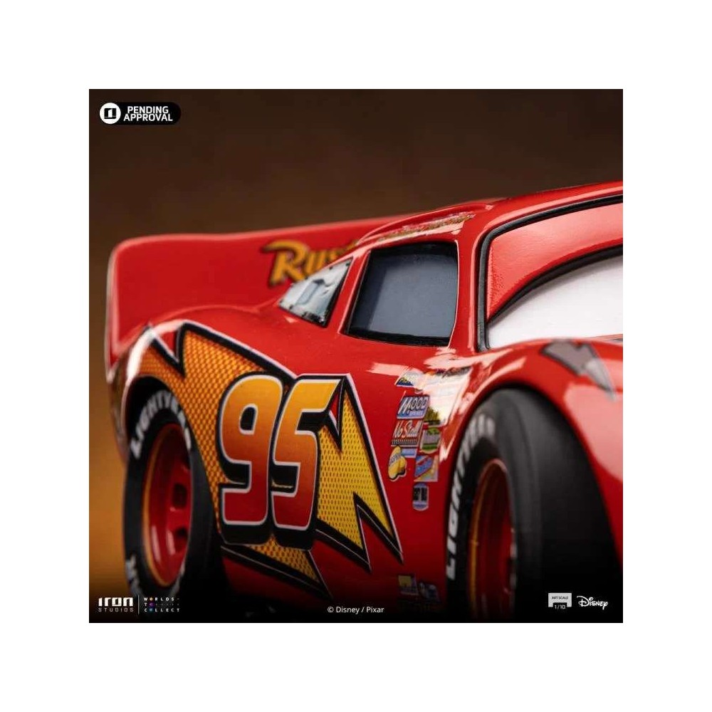 CARS LIGHTNING MCQUEEN BDS ART SCALE 1/10 STATUA FIGURE IRON STUDIOS
