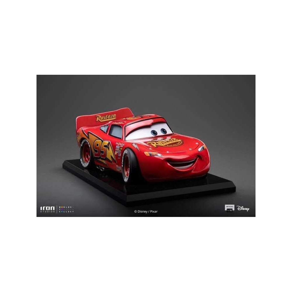 IRON STUDIOS CARS LIGHTNING MCQUEEN BDS ART SCALE 1/10 STATUE