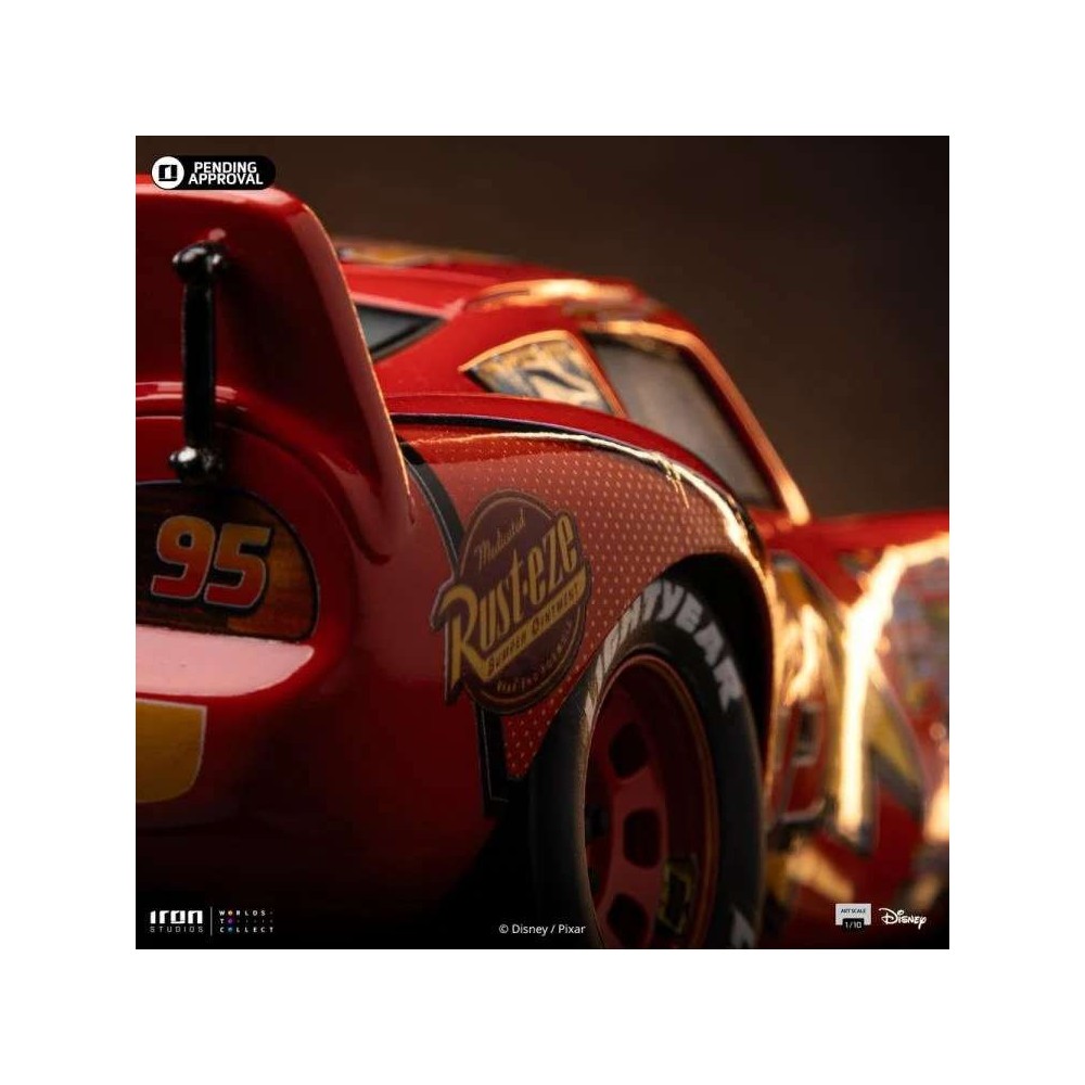 IRON STUDIOS CARS LIGHTNING MCQUEEN BDS ART SCALE 1/10 STATUE