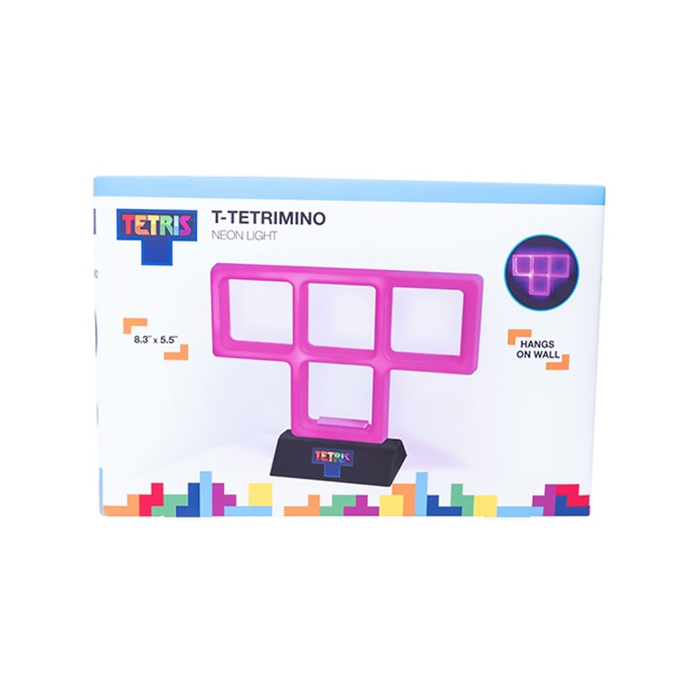 TETRIS T-TETRIMINO NEON LIGHT LAMPADA FIZZ CREATIONS