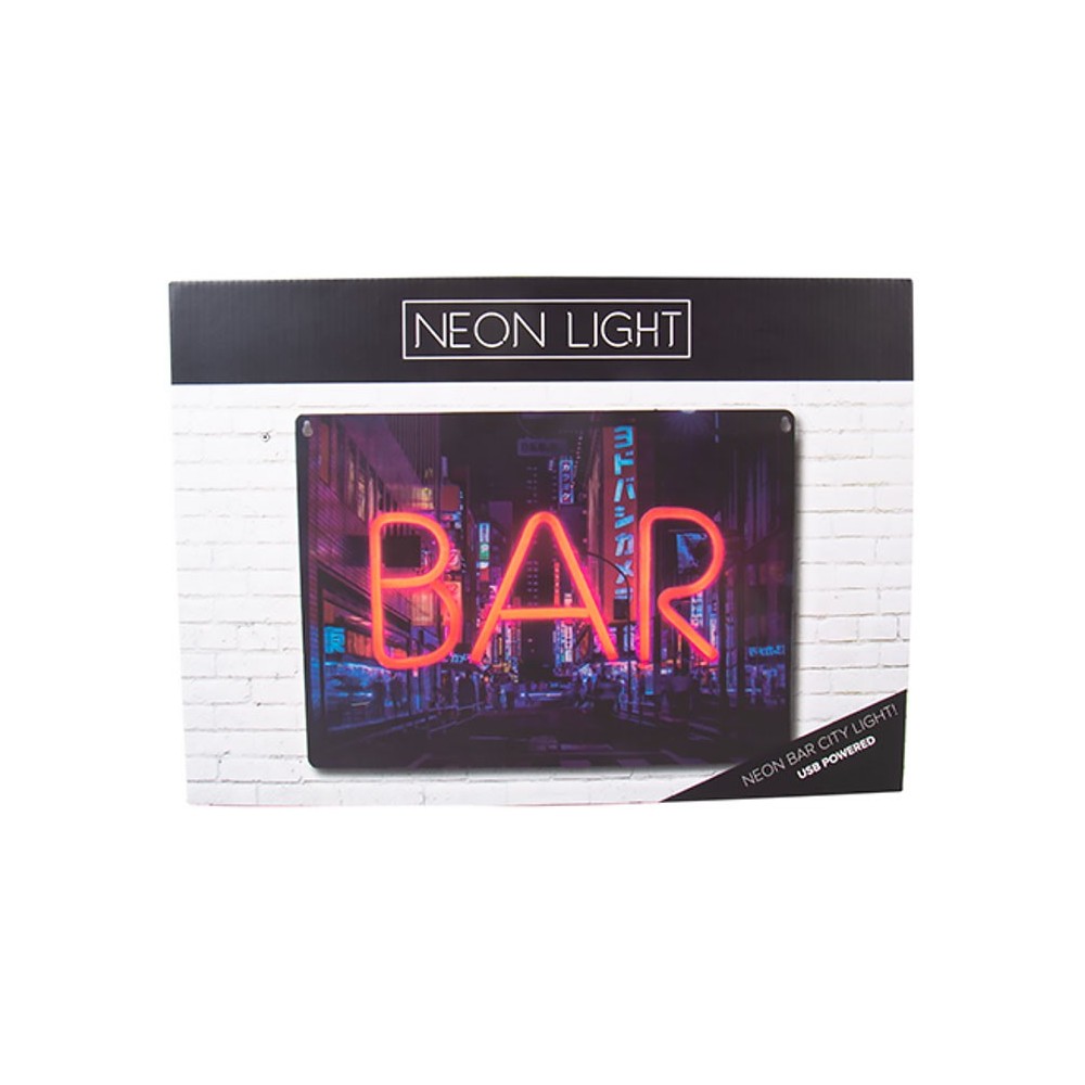 BAR CITY LED NEON LIGHT LAMPADA FIZZ CREATIONS
