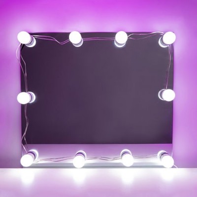 HOLLYWOOD VANITY LIGHTS LUCI A CORDA FIZZ CREATIONS