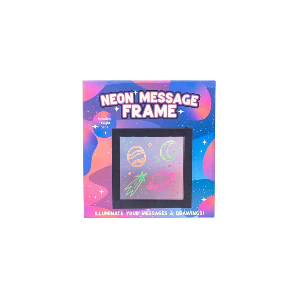 FIZZ CREATIONS NEON EFFECT MESSAGE FRAME