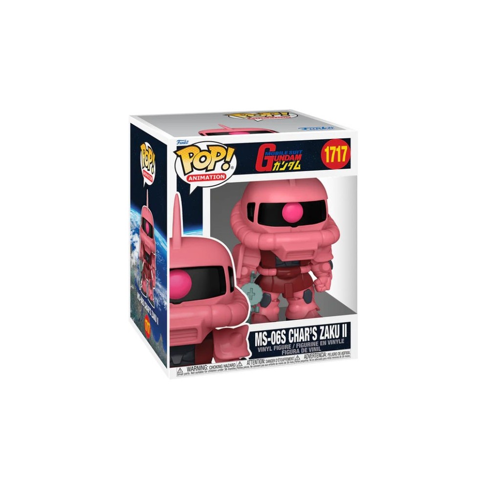 FUNKO POP! MOBILE SUIT GUNDAM MS-06S CHAR'S ZAKU II SUPER SIZED BOBBLE HEAD FIGURE FUNKO